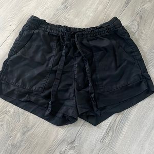 H&M , black shorts , high rise, size 12